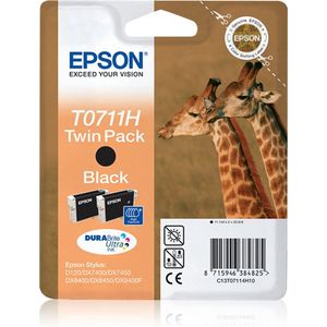 Epson Giraffe Dubbelpack T0711H DURABrite Ultra Ink