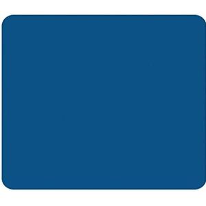 Fellowes Muismat van schuim, muismat met antislip onderkant, duurzaam polyester oppervlak, van 50% gerecycled materiaal, afmetingen: 18,6 x 22,4 x 0,6 cm, kleur: blauw