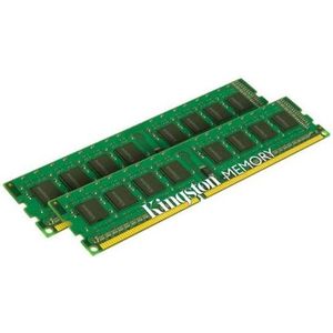 Kingston KVR16N11S8K2/8 - Geheugen - DDR3 - 8 GB: 2 x 4 GB - 240-PIN - 1600 MHz / PC3-12800 - CL11 - 1.5 V - niet-gebufferd