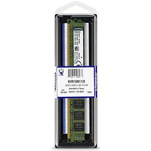 Kingston ValueRAM 8 GB 1600 MHz DDR3 Non-ECC CL11 DIMM 1,5 V KVR16N11/8 Desktopgeheugen