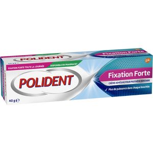 Polident Fixeercrème, voor de hele dag, voor gedeeltelijke of volledige tandvervanging, fixeercrème, 40 g