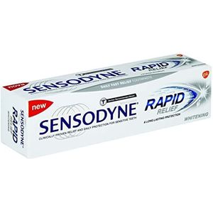 Sensodyne Rapid Relief Whitening tandpasta, 75 ml, verpakking van 1