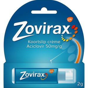 Zovirax Koortslipcrème Aciclovir 50 mg/g- Pompje - 1 x 2 gram