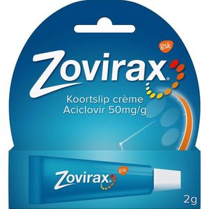 Zovirax Koortslipcrème Aciclovir 50 mg/g - 2 gram