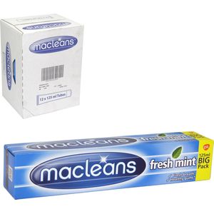 Macleans Tandpasta - Freshmint - Voordeelverpakking 12 x 125 ml