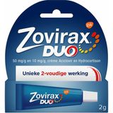 Zovirax Duo Aciclovir 50 mg/g - Koortslipbehandeling - 1 x 2 gram