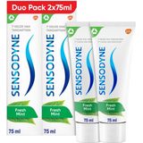 Sensodyne Fresh Mint tandpasta voor gevoelige tanden 2x 75 ml