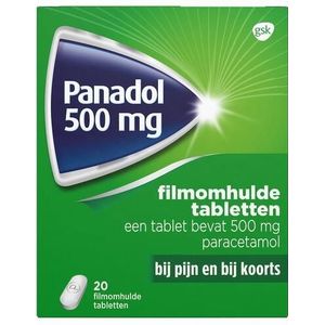 Panadol Glad 500 mg  20 tabletten