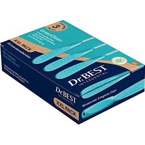 Dr.BEST GreenClean Interdental, Bigpack Size 3, 30 stuks - interdentale borstels voor een zachte reiniging van de tussenruimtes tussen de tanden