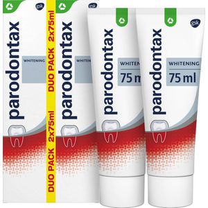 Parodontax Whitening dagelijkse tandpasta tegen bloedend tandvlees 2x75 ml