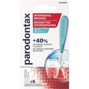 Parodontax Interdentale Ragers 0,6 mm – Maat 3 | 6 stuks