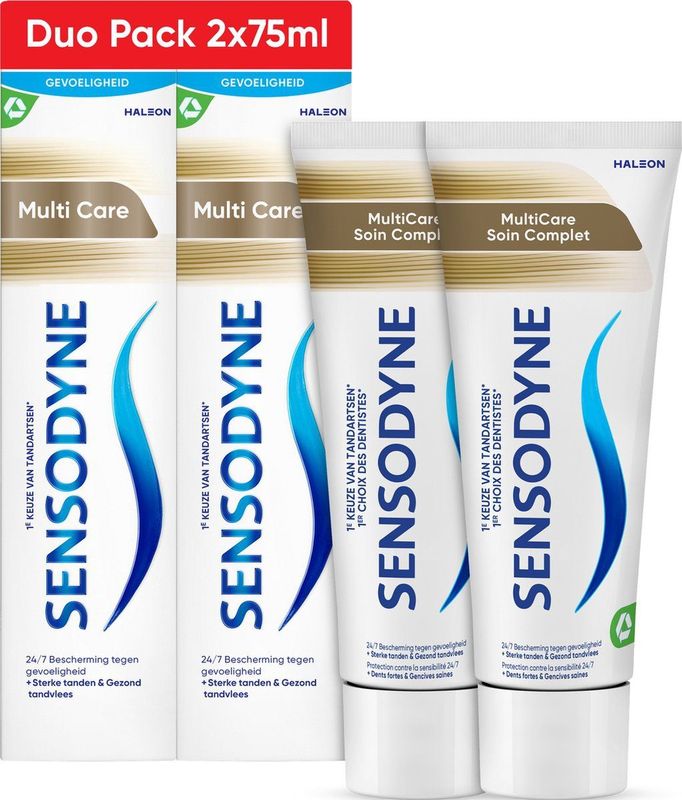 Sensodyne Multicare - 2 X 75 ML - Tandpasta