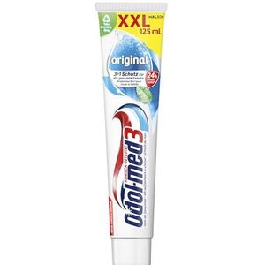 Odol-med3 Originele tandpasta, tandpasta met 3-in-1 bescherming voor sterke tanden, gezond tandvlees ** en frisse adem, 125 ml