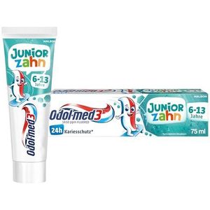 Odol-med3 Tandpasta voor kinderen vanaf 6 jaar ter bescherming van melktanden en blijvende tanden, 75 ml