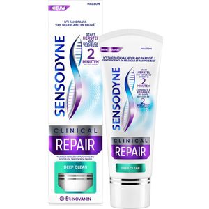 Sensodyne Tandpasta Clinical Repair Deep Clean 75 ml - Voor Gevoelige Tanden