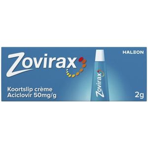 Zovirax - Koortslipcrème - 2 gram - Effectieve Behandeling bij Koortslip