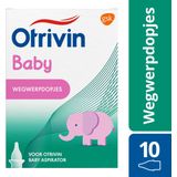 Otrivin Baby Wegwerpdopjes bij Otrivin Baby Aspirator neusjesreiniger 10 Stuks