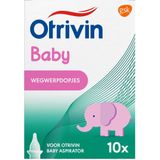 Otrivin Baby Wegwerpdopjes bij Otrivin Baby Aspirator neusjesreiniger 10 Stuks