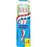 Aquafresh Tandenborstel Clean & Flex Hard 3 stuks