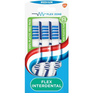 Aquafresh Tandenborstel Flex Interdental Medium 3 stuks