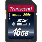 Transcend - Premium SD Kaart - 16GB - Class 10
