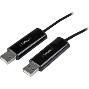 StarTech.com 2-poorts USB-toetsenbord/muis-schakelkabel met bestandsoverdracht voor pc en Mac