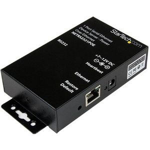 1 poort RS232 Seriële Ethernet Apparaatserver - Seriële over IP Apparaatserver Adapter - PoE Power over Ethernet