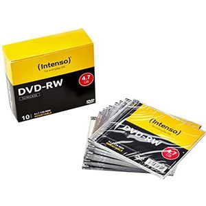 Intenso DVD-RW 4,7 GB Herbruikbaar 4x Speed 10 Pack Slimcase
