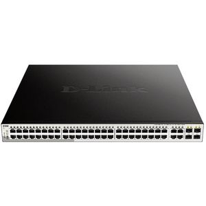 D-Link DGS-1210-52MP Managed L2 Gigabit Ethernet (10/100/1000) 1U Zwart