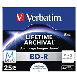Verbatim M-Disc 4x BD-R 25 GB 5 stuk(s)
