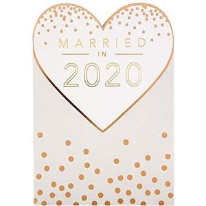Hallmark Bruiloftskaart voor bruiloft 2020, motief: uitgesneden bruiloft