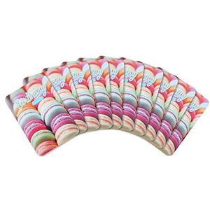 Hallmark Macaron Verjaardagskaarten in 1 motief, 10 stuks