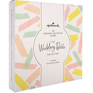 Hallmark Bruiloft uitnodigingskaarten - Multipack van 20 in 1 schattig ontwerp