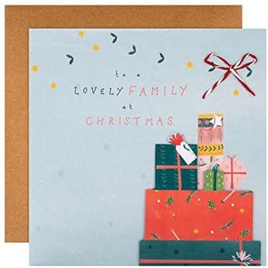 Hallmark Kerstkaart voor het gezin - Wrapped Presents Design, 25558885, veelkleurig