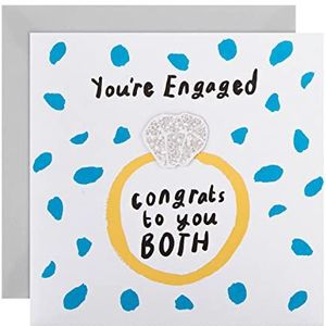 Hallmark Wenskaart voor de verloving – modern geïllustreerd design