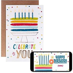 Hallmark Videogroeten Verjaardagskaart - 'Celebrate You' Cake Design