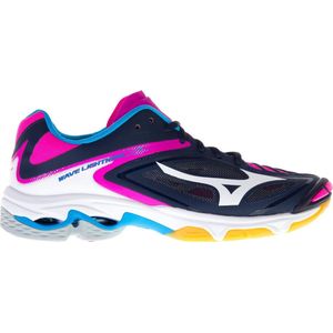 Mizuno Wave Lightning Z3  Sportschoenen - Maat 44 - Vrouwen - donker blauw/roze/wit