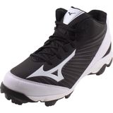 Mizuno - 9-Spike Franchise Mid - Korfbalschoenen - Zwart - Synthetisch