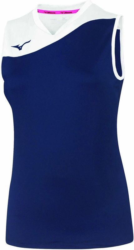 Mizuno - Authentic Myou - T-shirt - Navy - 100% Polyester