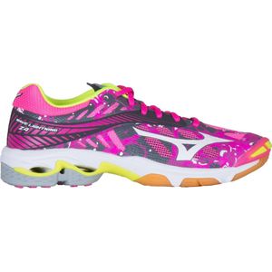 Mizuno Sportschoenen - Maat 37 - Vrouwen - roze/grijs/geel/wit