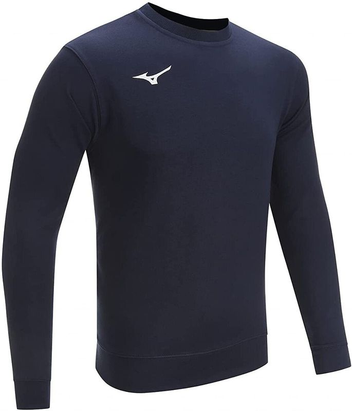 Mizuno - Terry Crew Sweatshirt - Zwart - Terrystof