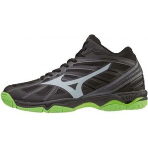 Mizuno Wave Hurricane 3 Mid - Zwart - maat 45