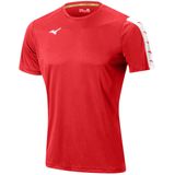 Mizuno - Nara Tee - T-shirt - Blauw - Katoen