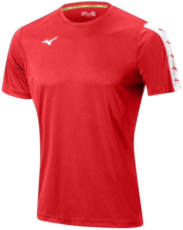 Mizuno - Nara Tee - T-shirt - Blauw - Katoen