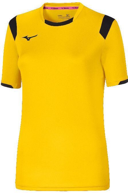 Mizuno - Basic Sportshirt - Dames - Zwart - 100% Polyester