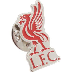 Liverpool FC Officiële Metal Liverbird Crest Pin Badge  (Rood)