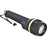 Trespass Verlichting 3 LED-rubberen zaklamp  (Zwart)