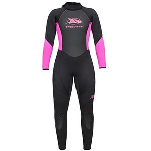 Trespass Dames/Dames Aquaria Volledig Wetsuit (2XS) (Zwart)