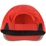 Spiro Unisex 2 Panel Sport Baseball Cap  (Rood/zwart)