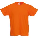 Fruit Of The Loom - Originele T-shirt - Zwart - Korte Mouwen - Voor Kinderen